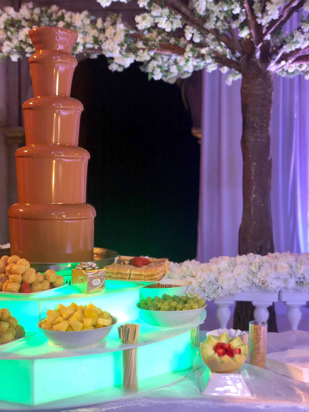 Chocoladefontein huren met vers fruit buffet - Chocolate Events