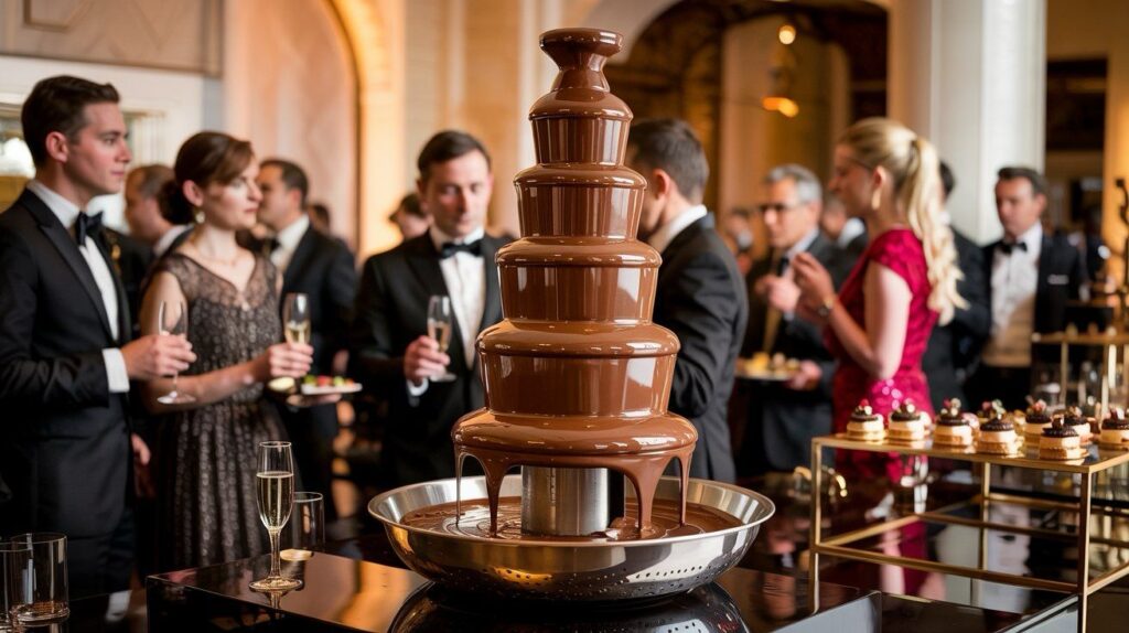 Chocoladefontein huren voor bruiloft